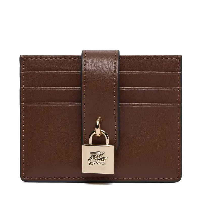 Custodie per carte di credito KARL LAGERFELD B1W32025 Marrone