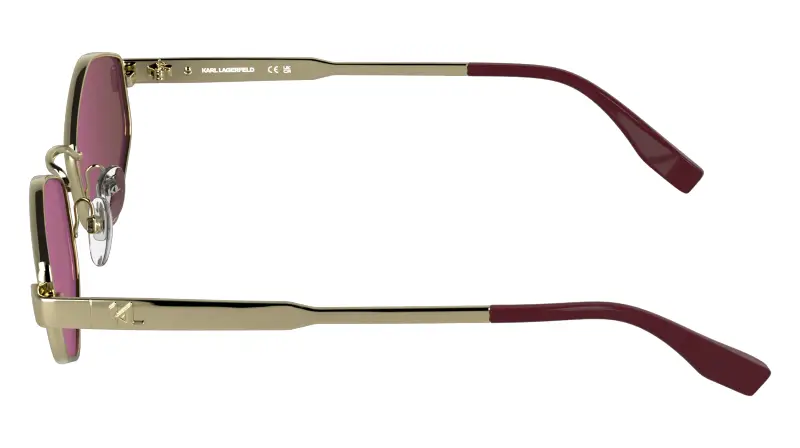 Karl Lagerfeld Occhiali da sole Donna Oro 4198658 miniatura 3