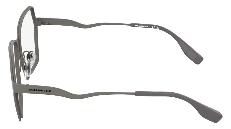 Donna Karl Lagerfeld KL368 265 Montature da vista Metallo Beige Squadrata Normale miniatura 3