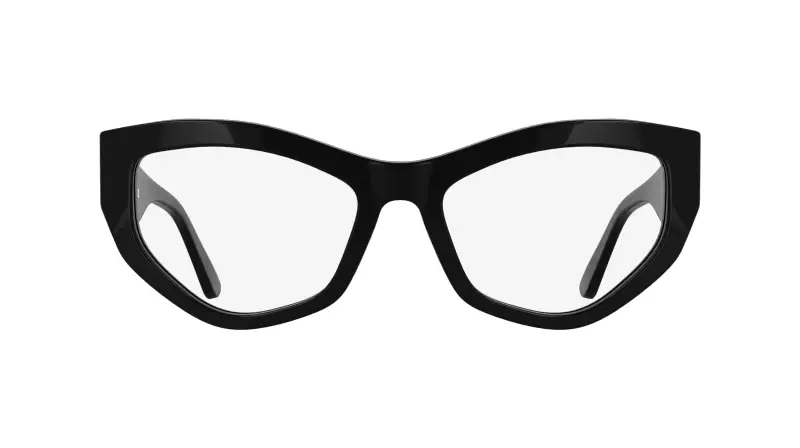 Donna Karl Lagerfeld KL6211 001 Montature da vista Acetato Nero Cat Eye Normale miniatura 2