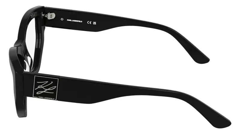 Donna Karl Lagerfeld KL6211 001 Montature da vista Acetato Nero Cat Eye Normale miniatura 3