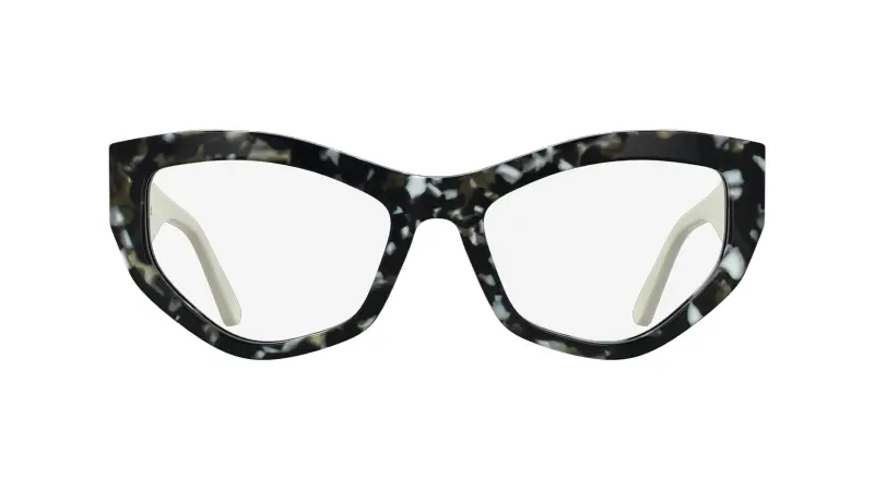 Donna Karl Lagerfeld KL6211 016 Montature da vista Acetato Nero Cat Eye Normale miniatura 2
