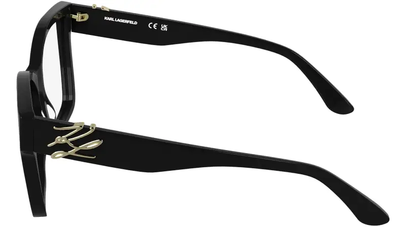 Donna Karl Lagerfeld KL6215 001 Montature da vista Acetato Nero Squadrata Normale miniatura 3