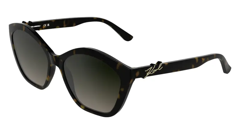 Donna Karl Lagerfeld KL6222S 242 Occhiali da sole Bio-iniettato Havana Cat Eye Normale