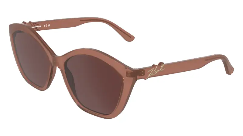 Donna Karl Lagerfeld KL6222S 652 Occhiali da sole Bio-iniettato Rosa Rosso Cat Eye Normale