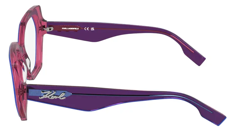 Donna Karl Lagerfeld KL6229 542 Montature da vista Acetato Viola Normale miniatura 3