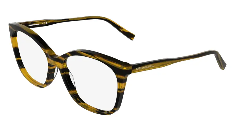Donna Karl Lagerfeld KL6230 008 Montature da vista Acetato Nero Farfalla Normale