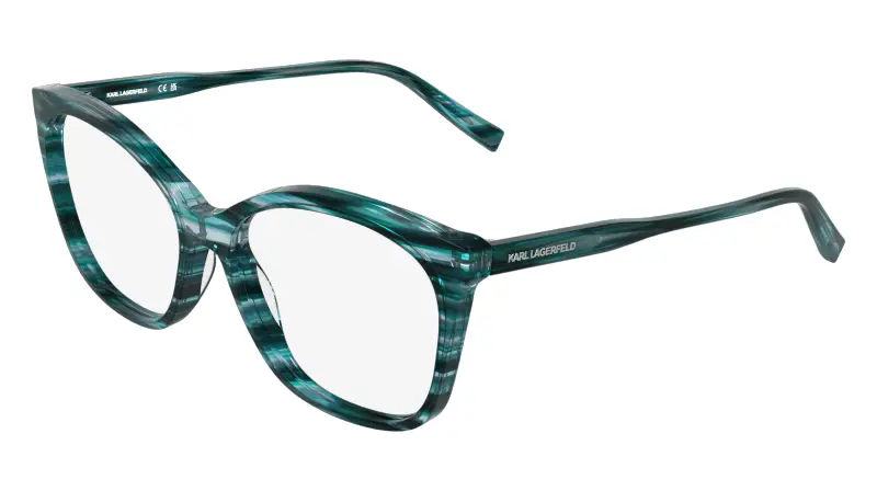 Donna Karl Lagerfeld KL6230 429 Montature da vista Acetato Petrolio Farfalla Normale