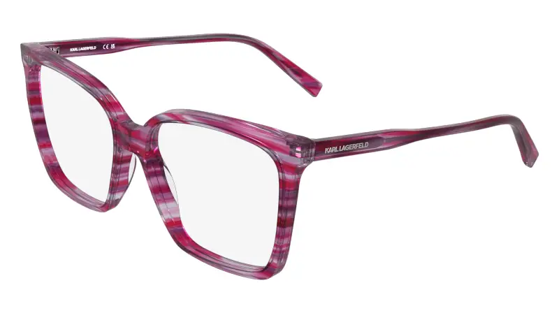 Donna Karl Lagerfeld KL6231 609 Montature da vista Acetato Rosso Squadrata Normale