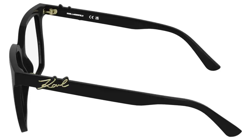 Donna Karl Lagerfeld KL6233 001 Montature da vista Bio-iniettato Nero Squadrata Normale miniatura 3