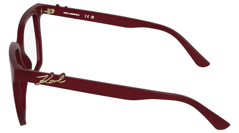 Donna Karl Lagerfeld KL6233 601 Montature da vista Bio-iniettato Bordeaux Squadrata Normale miniatura 3