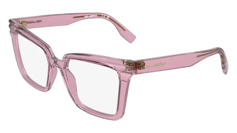 Donna Karl Lagerfeld KL6240 601 Montature da vista Acetato Rosa Squadrata Normale