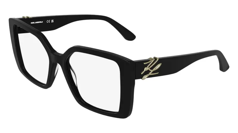 Donna Karl Lagerfeld KL6241 001 Montature da vista Acetato Nero Squadrata Normale