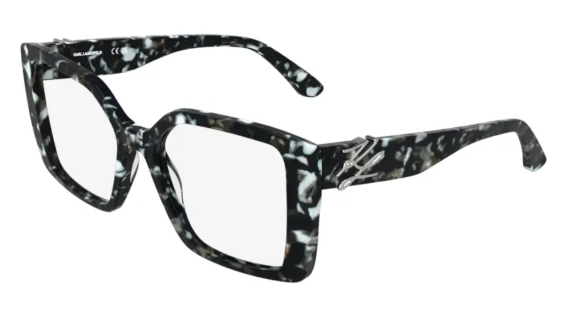 Donna Karl Lagerfeld KL6241 016 Montature da vista Acetato Nero Squadrata Normale
