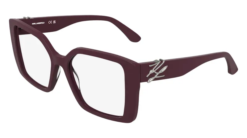 Donna Karl Lagerfeld KL6241 601 Montature da vista Acetato Bordeaux Squadrata Normale