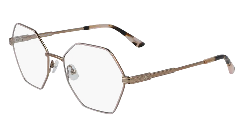 Karl Lagerfeld Donna KL316 710 Montature da vista Metallo Oro Squadrata Normale Fotocromatiche