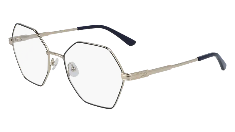 Karl Lagerfeld Donna KL316 714 Montature da vista Metallo Oro Squadrata Normale Fotocromatiche