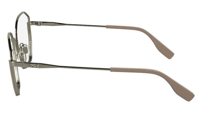 Karl Lagerfeld Donna KL356 264 Montature da vista Metallo Nude Squadrata Normale miniatura 3