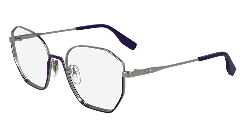 Karl Lagerfeld Donna KL356 532 Montature da vista Metallo Viola Squadrata Normale