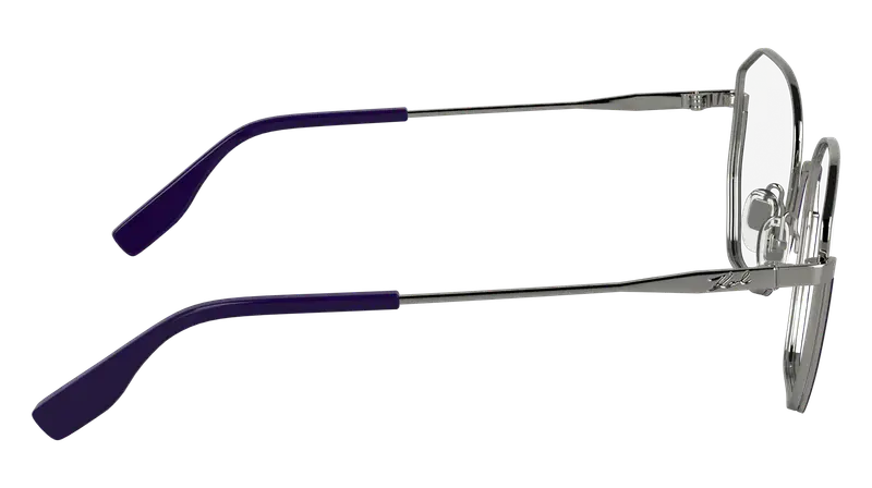 Karl Lagerfeld Donna KL356 532 Montature da vista Metallo Viola Squadrata Normale miniatura 3