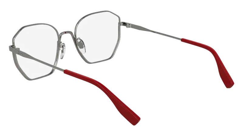 Karl Lagerfeld Donna KL356 638 Montature da vista Metallo Rosso Squadrata Normale miniatura 2