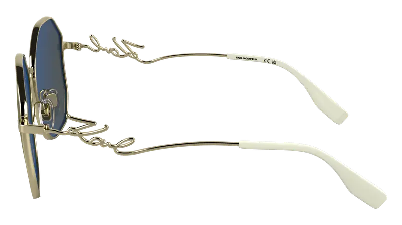 Karl Lagerfeld Occhiali da sole Donna Oro 862624 miniatura 2