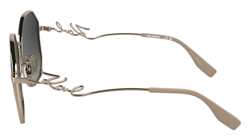 Karl Lagerfeld Occhiali da sole Donna Oro 862625 miniatura 2