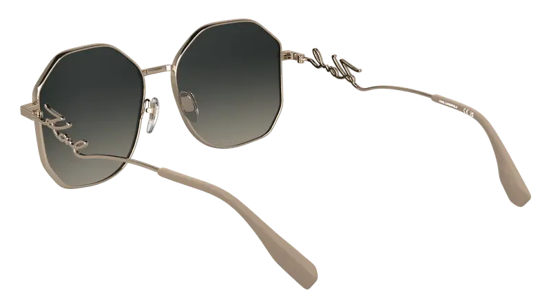 Karl Lagerfeld Occhiali da sole Donna Oro 862625 miniatura 3