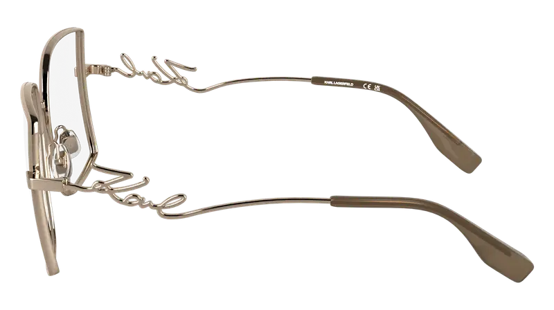 Karl Lagerfeld Donna KL359 770 Montature da vista Metallo Oro Squadrata Normale miniatura 2