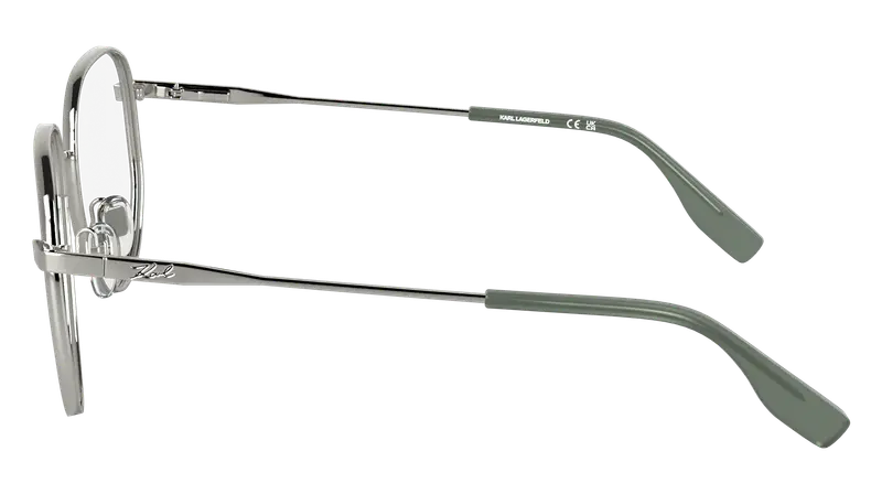 Karl Lagerfeld Donna KL361 040 Montature da vista Metallo Argento Pilot Normale miniatura 2