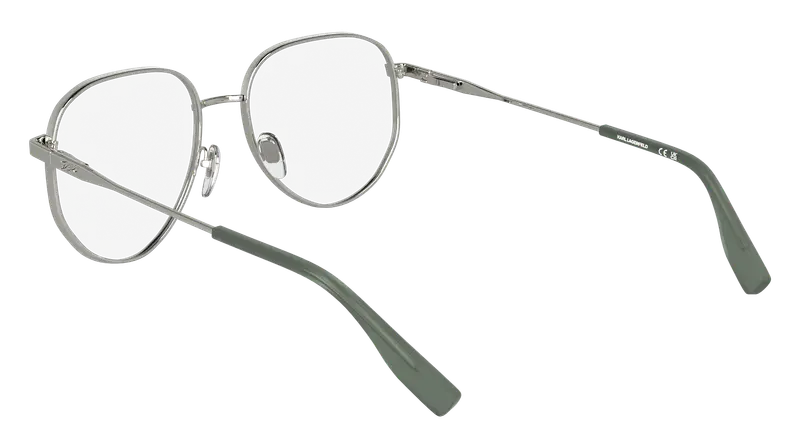 Karl Lagerfeld Donna KL361 040 Montature da vista Metallo Argento Pilot Normale miniatura 3