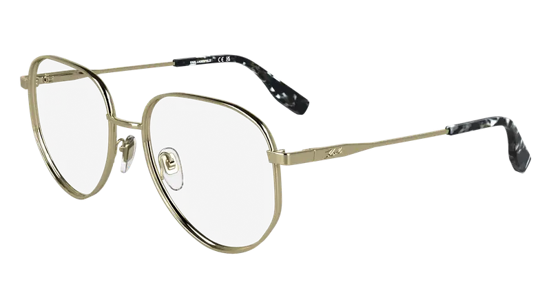 Karl Lagerfeld Donna KL361 714 Montature da vista Metallo Oro  Pilot Normale