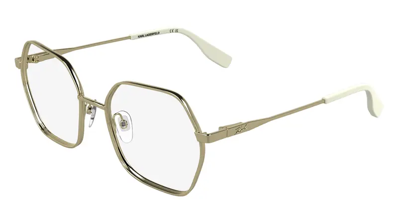 Donna KL363 715 Montature da vista Metallo Oro Squadrata Normale