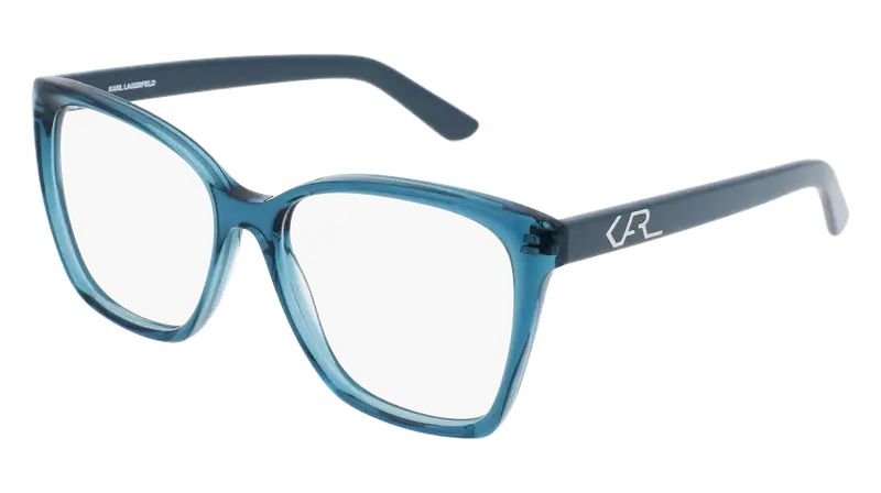 Karl Lagerfeld Donna KL6050 425 Montature da vista Acetato Petrolio Squadrata Normale Normale