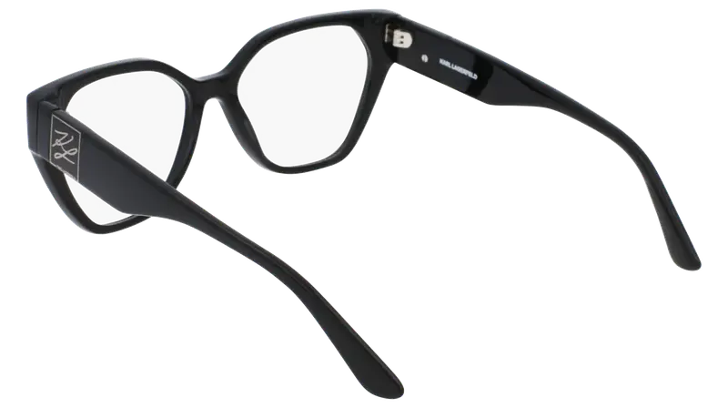 Karl Lagerfeld Donna KL6053 001 Montature da vista Acetato Nero Squadrata Normale Normale miniatura 2