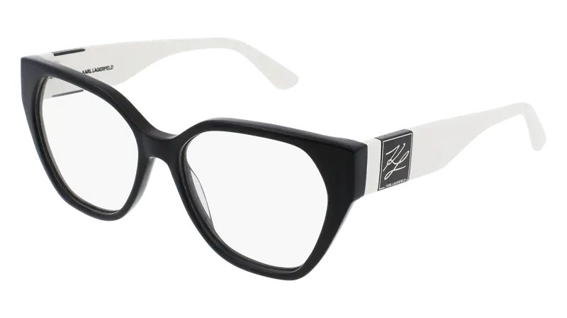 Karl Lagerfeld Donna KL6053 004 Montature da vista Acetato Nero Squadrata Normale Normale