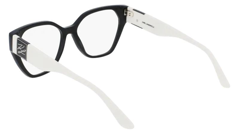 Karl Lagerfeld Donna KL6053 004 Montature da vista Acetato Nero Squadrata Normale Normale miniatura 2