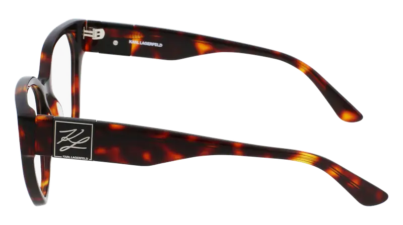 Karl Lagerfeld Donna KL6053 131 Montature da vista Acetato Havana Squadrata Normale Normale miniatura 3