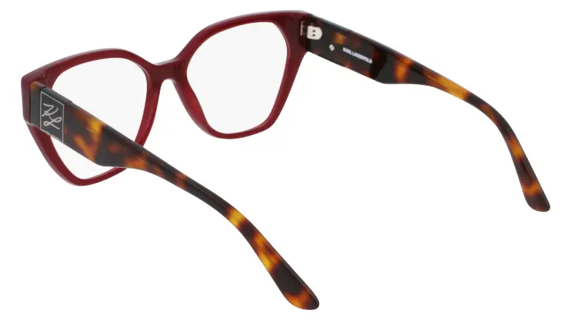 Donna KL6053 604 Montature da vista Acetato Bordeaux Squadrata Normale Normale miniatura 3
