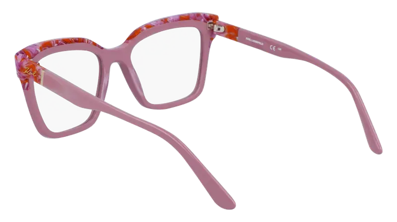 Karl Lagerfeld Donna KL6130 618 Montature da vista Acetato Rosa Squadrata Normale Normale miniatura 2