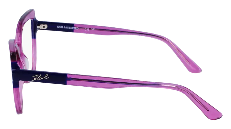 Karl Lagerfeld Donna KL6132 613 Montature da vista Acetato Rosso Cat Eye Normale Normale miniatura 3