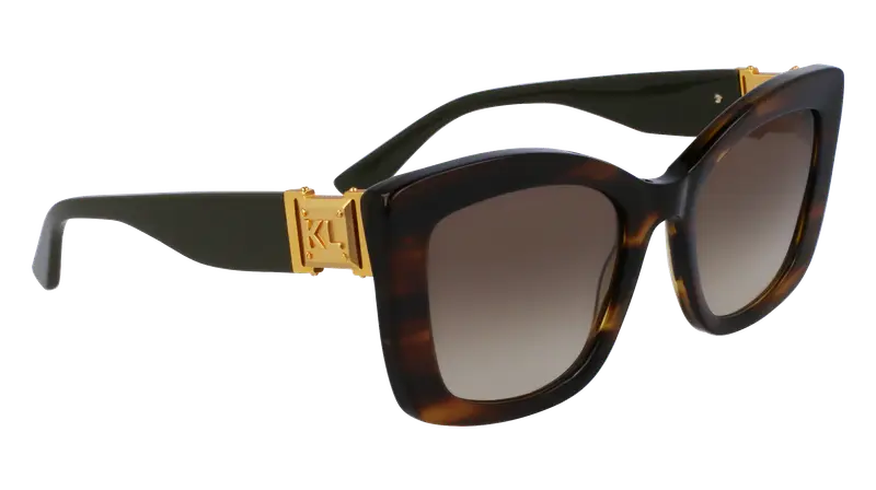 Karl Lagerfeld Occhiali da sole Donna Marrone 862375 miniatura 3