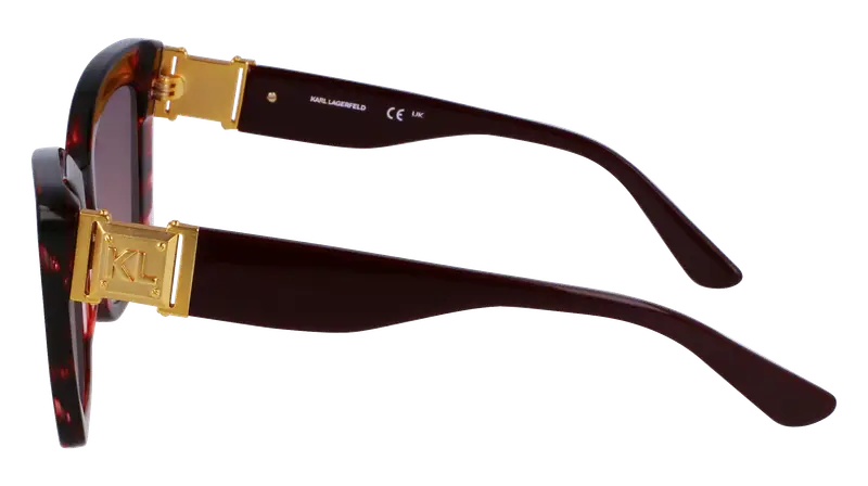 Karl Lagerfeld Occhiali da sole Donna Marrone 862377 miniatura 3