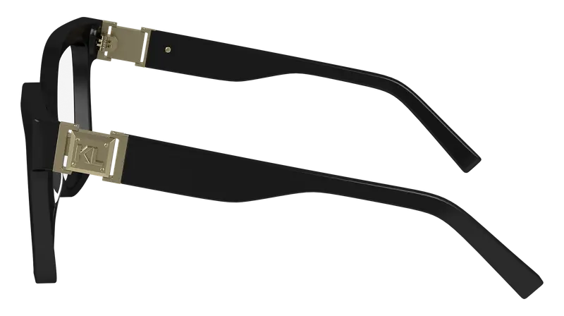 Karl Lagerfeld Donna KL6149 001 Montature da vista Acetato Nero Squadrata Normale Normale miniatura 3