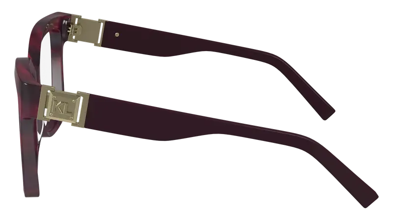 Karl Lagerfeld Donna KL6149 512 Montature da vista Acetato Viola Squadrata Normale Normale miniatura 3