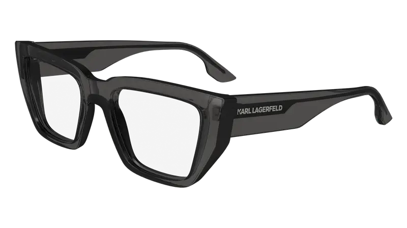 Karl Lagerfeld Donna KL6153 020 Montature da vista Iniettato Grigio  Cat Eye Normale Normale