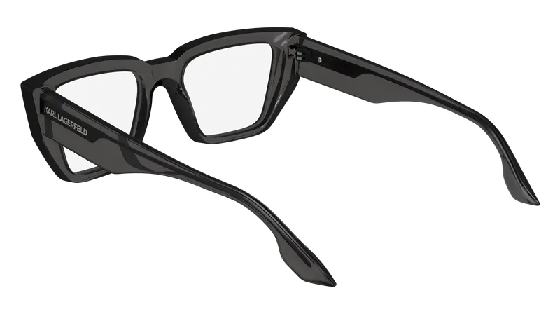 Karl Lagerfeld Donna KL6153 020 Montature da vista Iniettato Grigio Cat Eye Normale Normale miniatura 2