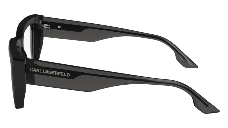 Karl Lagerfeld Donna KL6153 020 Montature da vista Iniettato Grigio Cat Eye Normale Normale miniatura 3