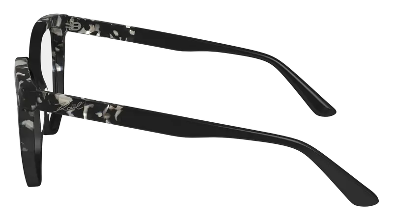 Karl Lagerfeld Donna KL6154 013 Montature da vista Acetato Nero Squadrata Normale Normale miniatura 3