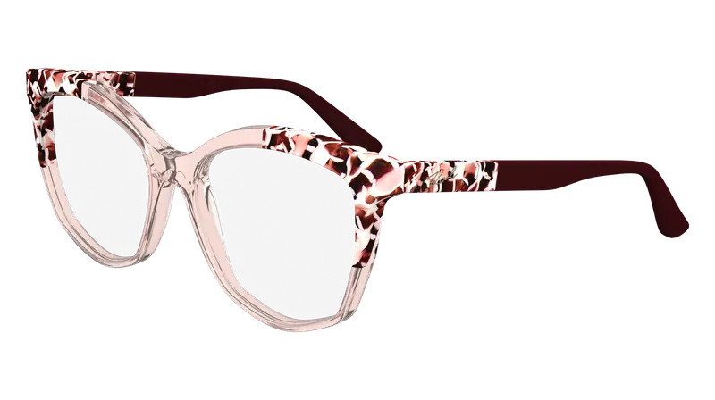 Karl Lagerfeld Donna KL6154 618 Montature da vista Acetato Rosa  Squadrata Normale Normale